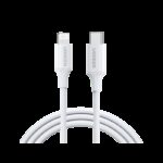 ⁦كابل شاحن من جي جرين طول 1 متر لون أبيض- UGREEN MFi USB-C to Lightning Charging Cable⁩ - الصورة ⁦2⁩