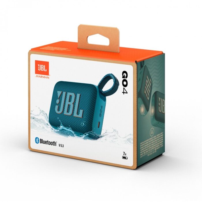 ⁦JBL Go 4 Ultra-Portable Bluetooth Speaker-سماعة بلوتوث JBL-GO-4 من جى بى ال لون أزرق بترولي⁩ - الصورة ⁦13⁩