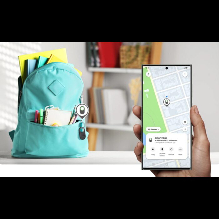 ⁦Samsung Galaxy SmartTag2 Black-جهاز تتبع جالكسي سمارت تاج 2 من سامسونج لون اسود⁩ - الصورة ⁦11⁩