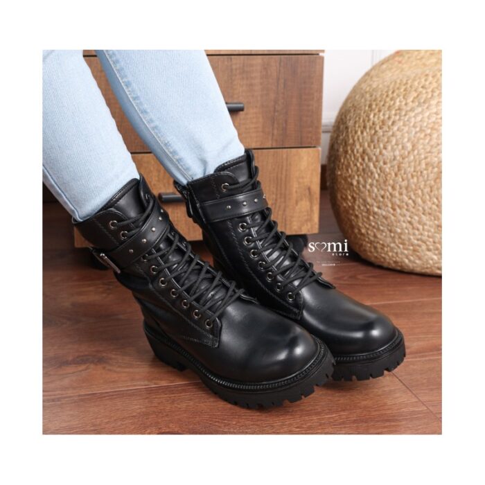 1033753262_67dc72574ee8e بسطار للنساء لون أسود من Sami Boutique - الصورة 1