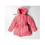 سترة شتوية مع طاقية للأطفال لون مشمشي من Sami Boutique