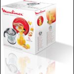 ⁦Moulinex Vita Press Juicer With Hand, 1 Liter, 25 Watt-عصارة كهربائية من مولينكس 25 واط لون ابيض ورمادي⁩ - الصورة ⁦9⁩