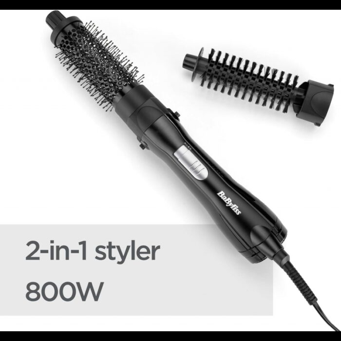 ⁦مصفف شعر اير ستايلر شيب اند سموث من بيبي ليس-Babyliss AS82E Shape & Smooth - straightening brush⁩ - الصورة ⁦9⁩