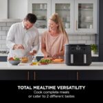 ⁦Ninja Foodi Dual Zone Air Fryer- AF300EU-مقلى هوائي من نينجا بجارورين سعة 7.6 لتر⁩ - الصورة ⁦7⁩