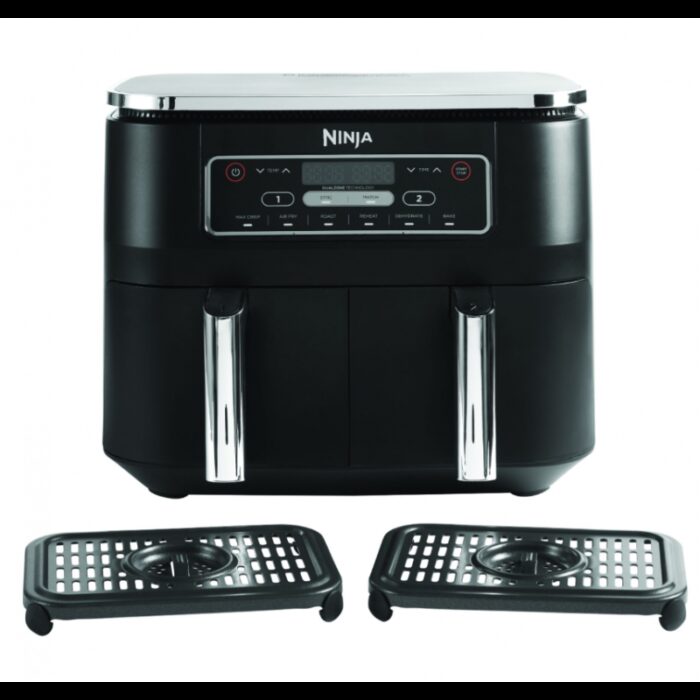 ⁦Ninja Foodi Dual Zone Air Fryer- AF300EU-مقلى هوائي من نينجا بجارورين سعة 7.6 لتر⁩ - الصورة ⁦13⁩