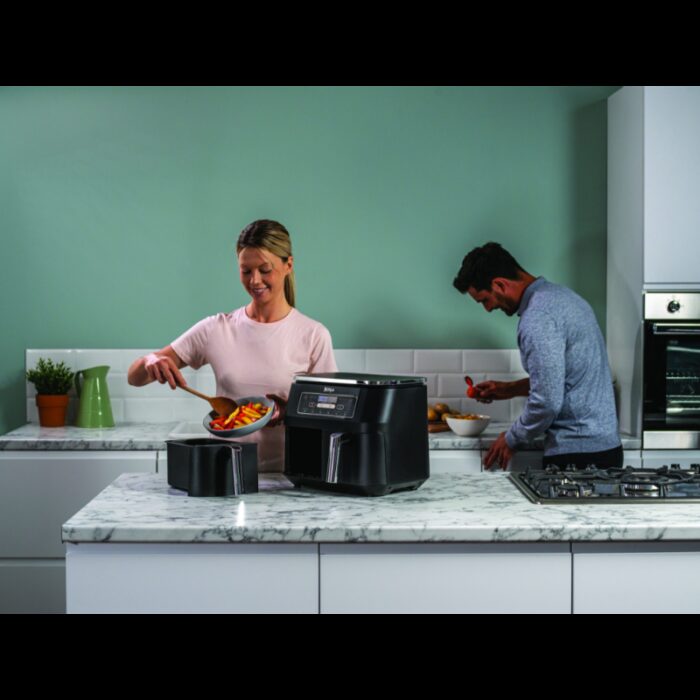 ⁦Ninja Foodi Dual Zone Air Fryer- AF300EU-مقلى هوائي من نينجا بجارورين سعة 7.6 لتر⁩ - الصورة ⁦14⁩