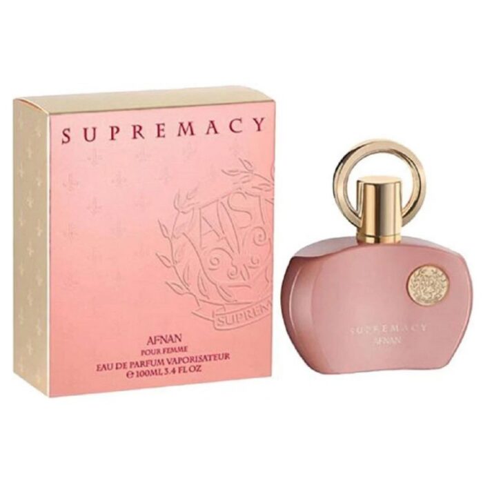 ⁦Supremacy POUR FEMME Pink By Afnan EDP for Women 100 ml- عطر سوبريماسي بور فيم من أفنان للعطور للنساء 100مل⁩ - الصورة ⁦2⁩