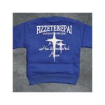 بلوزة فوتر مُبطنة للأطفال لون أزرق