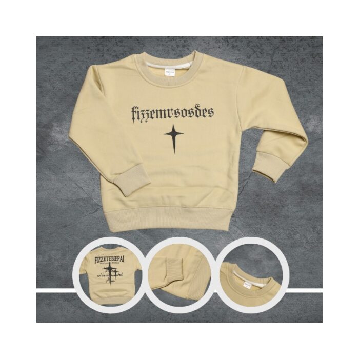 ⁦بلوزة فوتر مُبطنة للأطفال لون أخضر فستقي⁩ - الصورة ⁦5⁩