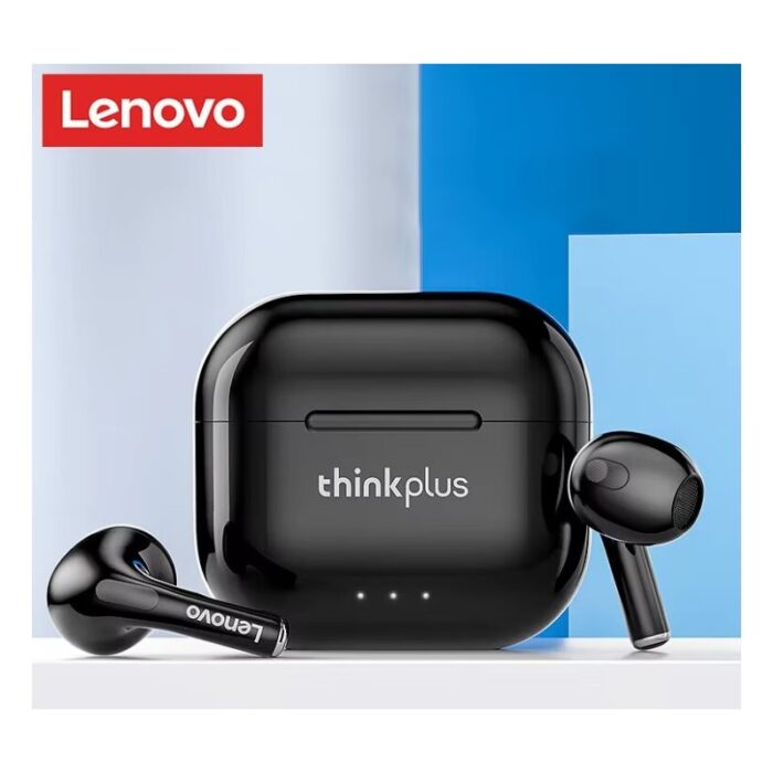 ⁦ايربود lenovo Thinkplus لينوفو لون اسود بلص LP40 II plus⁩ - الصورة ⁦6⁩