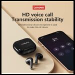 ⁦ايربود lenovo Thinkplus  لينوفو لون أسود LP40⁩ - الصورة ⁦2⁩