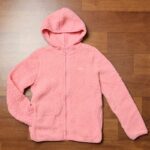 سترة فرو للأطفال لون زهري