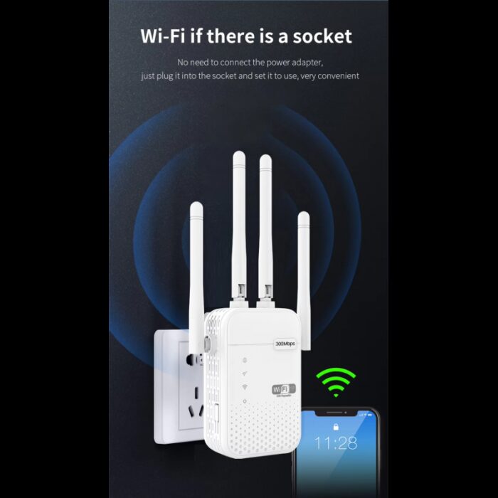 ⁦موسع واي فاي wifi لاسلكي 300 ميجابايت⁩ - الصورة ⁦4⁩