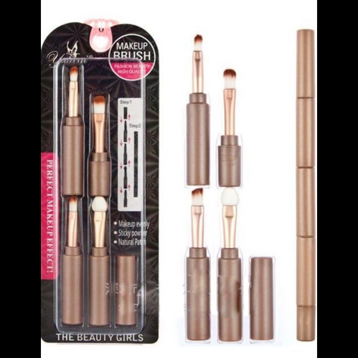 ⁦فراشي أي شادو عدد 4 - على شكل قلم - ماركة The Beauty Girls⁩ - الصورة ⁦2⁩