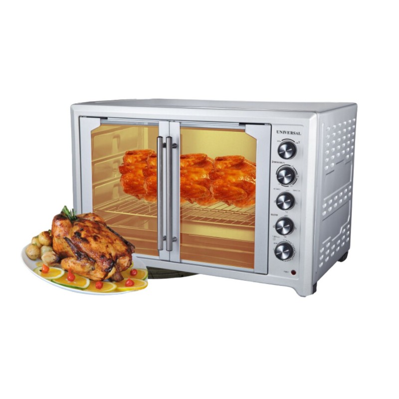 ⁦فرن وشواية كهرباء ببابين من ينيفيرسال بلس حجم 95 لتر⁩ - الصورة ⁦1⁩
