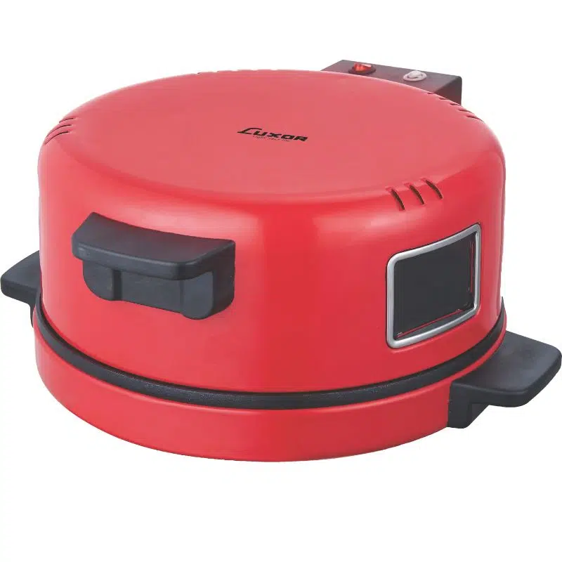 ⁦طنجرة خبز كهربائية من لوكسر 1800 واط لون احمر⁩ - الصورة ⁦1⁩