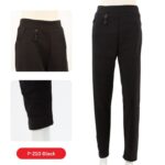 بنطلون مبطن بتصميم SKINNY للنساء لون أسود