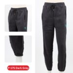 بنطلون فيليز مبطن بأرجل مطاطية للنساء لون رمادي غامق