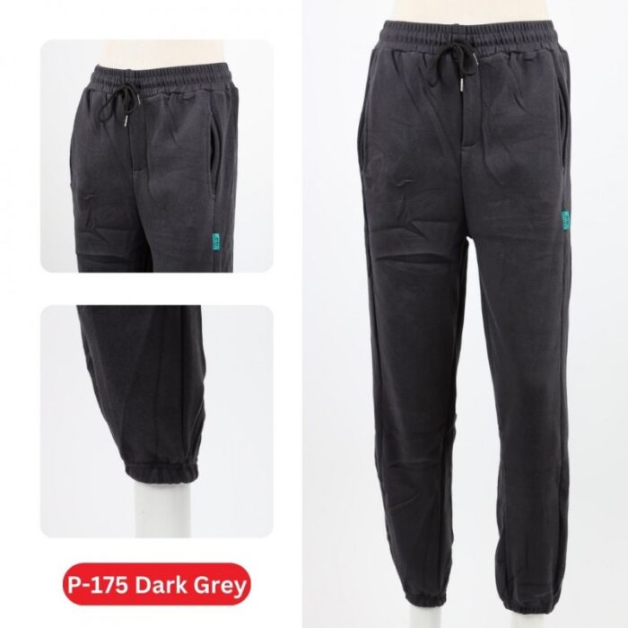 1033753633_67dc74f410b5c بنطلون فيليز مبطن بأرجل مطاطية للنساء لون رمادي غامق - الصورة 1