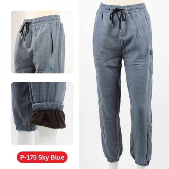 1033753635_67dc74f8aec8d بنطلون فيليز مبطن بأرجل مطاطية للنساء لون أزرق - الصورة 1