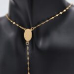 ⁦سلسال ذهبي بتصميم آية الكرسي مع لفظ الجلالة⁩ - الصورة ⁦3⁩