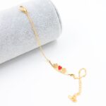 ⁦سوار ذهبي بتصميم عصفوران⁩ - الصورة ⁦2⁩