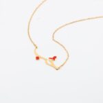 ⁦سلسال ذهبي بتصميم حب⁩ - الصورة ⁦3⁩