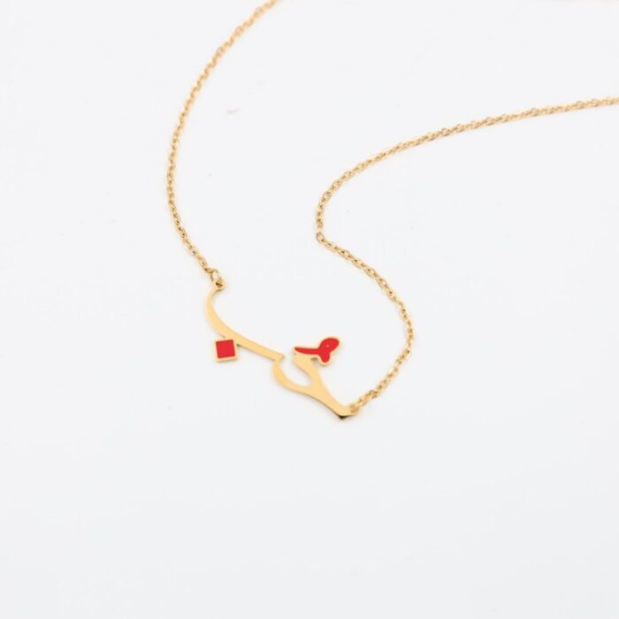 ⁦سلسال ذهبي بتصميم حب⁩ - الصورة ⁦3⁩