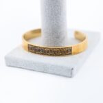 ⁦سوار ذهبي بتصميم فلسطين⁩ - الصورة ⁦2⁩