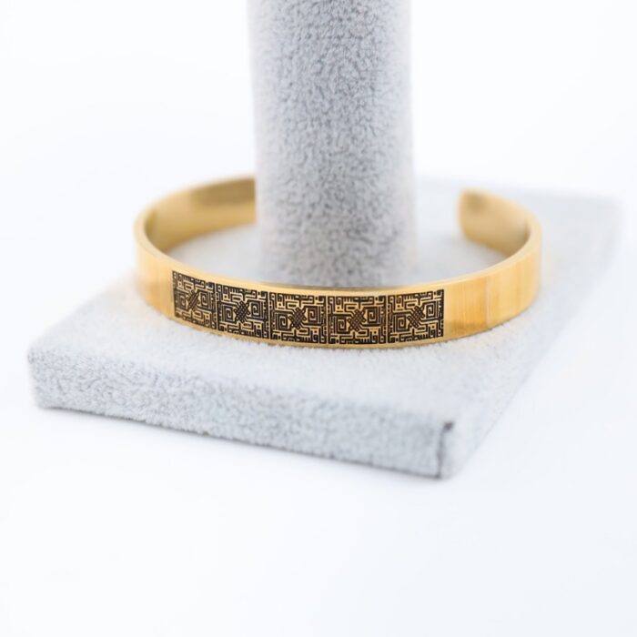 ⁦سوار ذهبي بتصميم فلسطين⁩ - الصورة ⁦2⁩