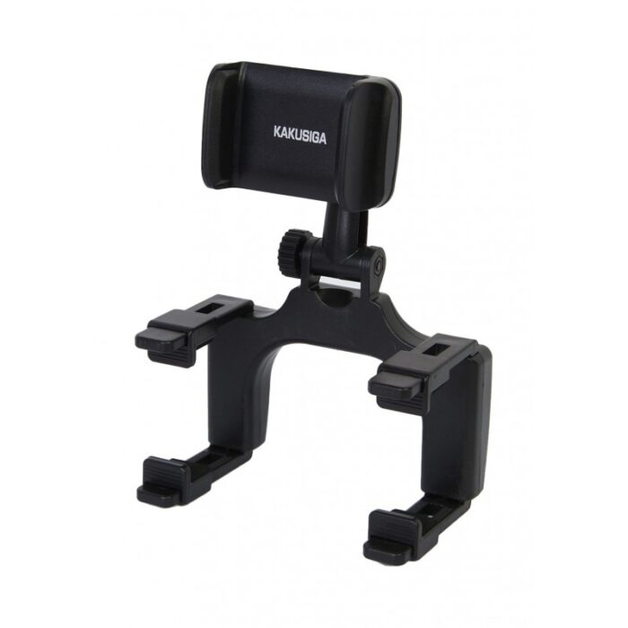 ⁦علاقة جوال تثبت على مرآة السيارة توفر تحكم كامل بوضعية الهاتف 360 درجة ماركة KAKUSIGA KSC-525⁩ - الصورة ⁦2⁩