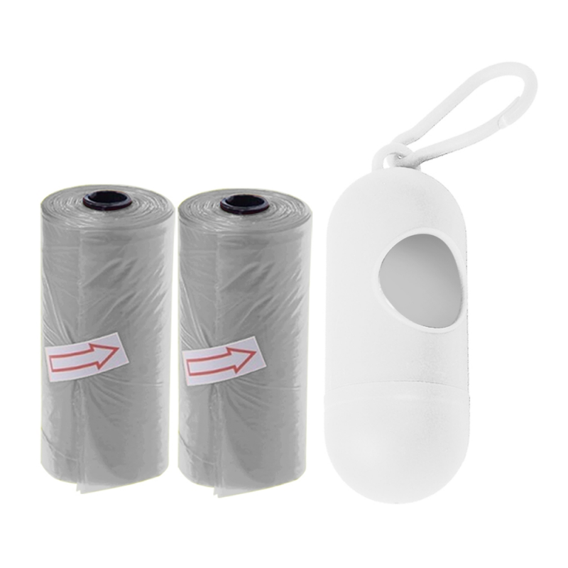 ⁦حاملة أكياس لفوط الأطفال مع رول أكياس عدد 2⁩ - الصورة ⁦1⁩