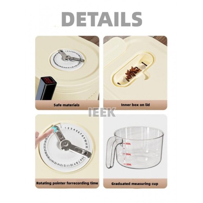 ⁦حافظ للبقوليات سعة 10 كيلو⁩ - الصورة ⁦10⁩