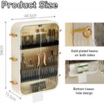 خزانة بلاستيك للحمام لون الزجاج سكري