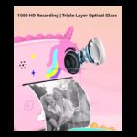 ⁦كاميرا أطفال طابعه بتصميم يونيكورن لون زهري⁩ - الصورة ⁦3⁩