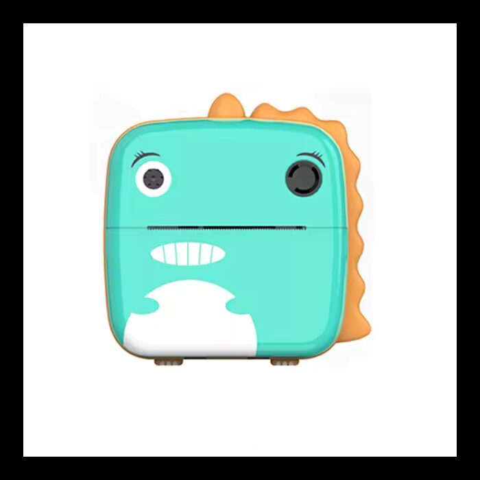 ⁦كاميرا أطفال طابفعة بتصميم كرتون لون اخضر⁩ - الصورة ⁦2⁩