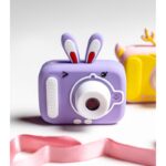 ⁦كاميرا أطفال بتصميم أرنب لون بنفسجي⁩ - الصورة ⁦4⁩