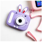 ⁦كاميرا أطفال بتصميم أرنب لون بنفسجي⁩ - الصورة ⁦5⁩