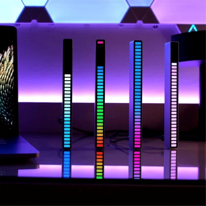 ⁦اضاءة نيون ليد موسيقية ذكية للسيارة والمنزل⁩ - الصورة ⁦5⁩