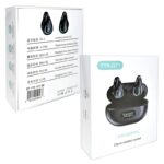 ⁦سماعة بلوتوث Q71 لون أسود تعمل باللمس مع شاشة خارجية⁩ - الصورة ⁦3⁩