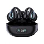 ⁦سماعة بلوتوث Q71 لون أسود تعمل باللمس مع شاشة خارجية⁩ - الصورة ⁦4⁩