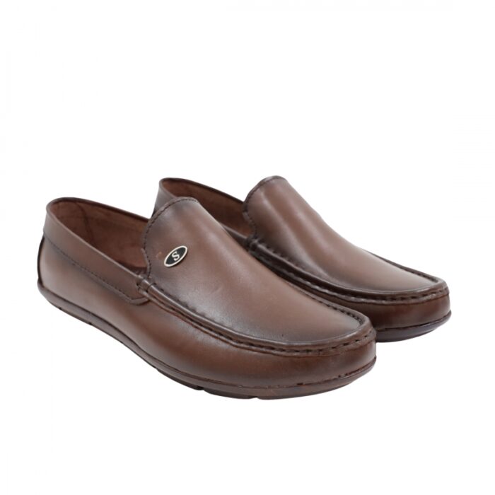 1033753920_67dc76e53e941 حذاء جلد طبيعي للرجال لون بني - الصورة 1