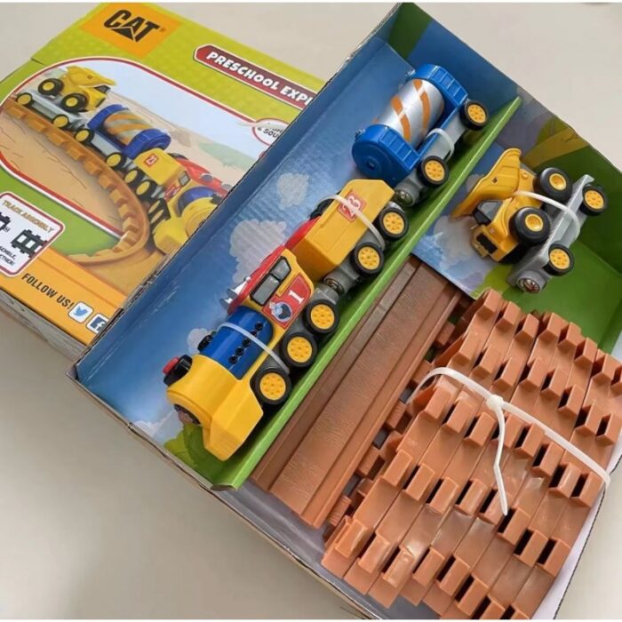 ⁦لعبه قطار 18قطعه بلاستك⁩ - الصورة ⁦2⁩