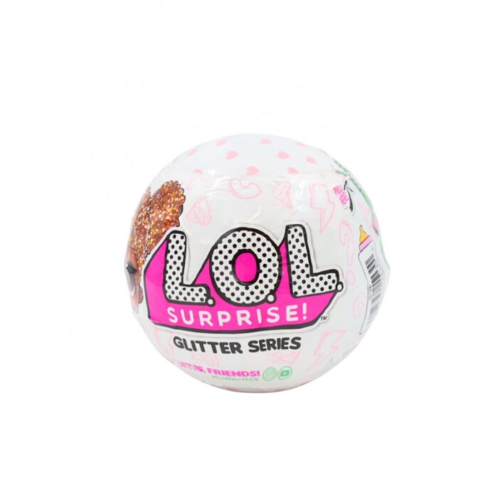 ⁦كره المفاجئات من LOL حجم كبير لون ابيض⁩ - الصورة ⁦2⁩