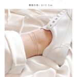 ⁦خلخال فضي بتصميم 3 طبقات عيار 925⁩ - الصورة ⁦3⁩