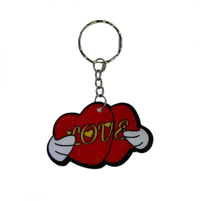 1033754091_67dc77abbcb2e ميدالية بتصميم قلبين لون أحمر - الصورة 1