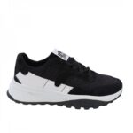 ⁦حذاء فاشن سبورت برباط للرجال لون أسود ونعل أبيض⁩ - الصورة ⁦4⁩