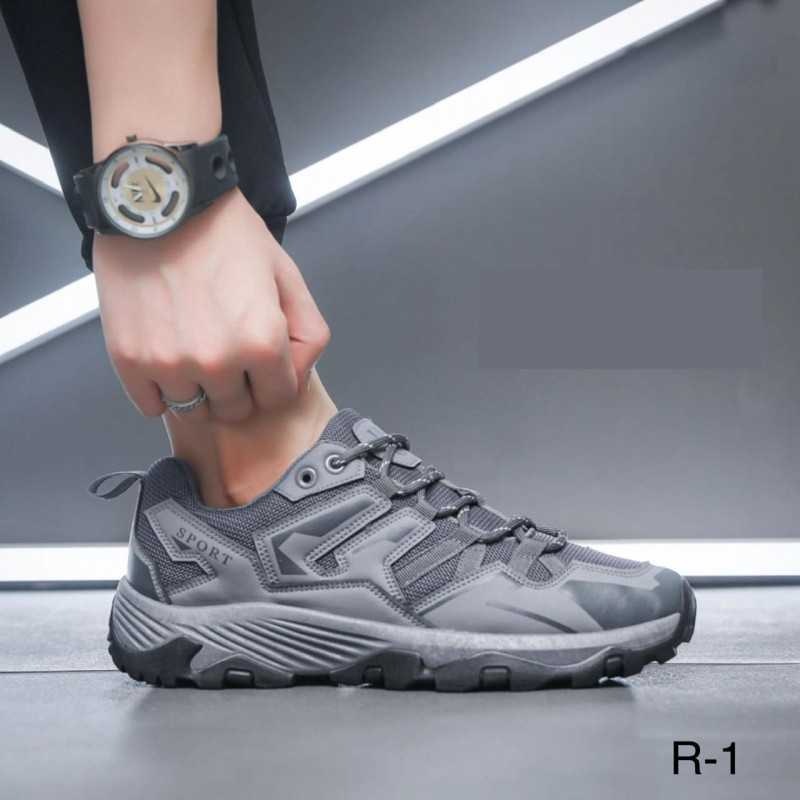 ⁦حذاء قماش لون سكني للرجال⁩ - الصورة ⁦1⁩