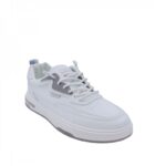 ⁦حذاء فاشن سبورت برباط للرجال لون أبيض ورمادي⁩ - الصورة ⁦2⁩