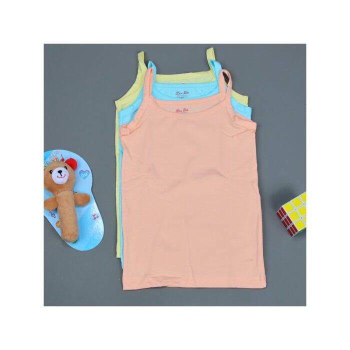 ⁦طقم شباح داخلي بناتي (3 قطع) للبنات بثلاث ألوان⁩ - الصورة ⁦2⁩